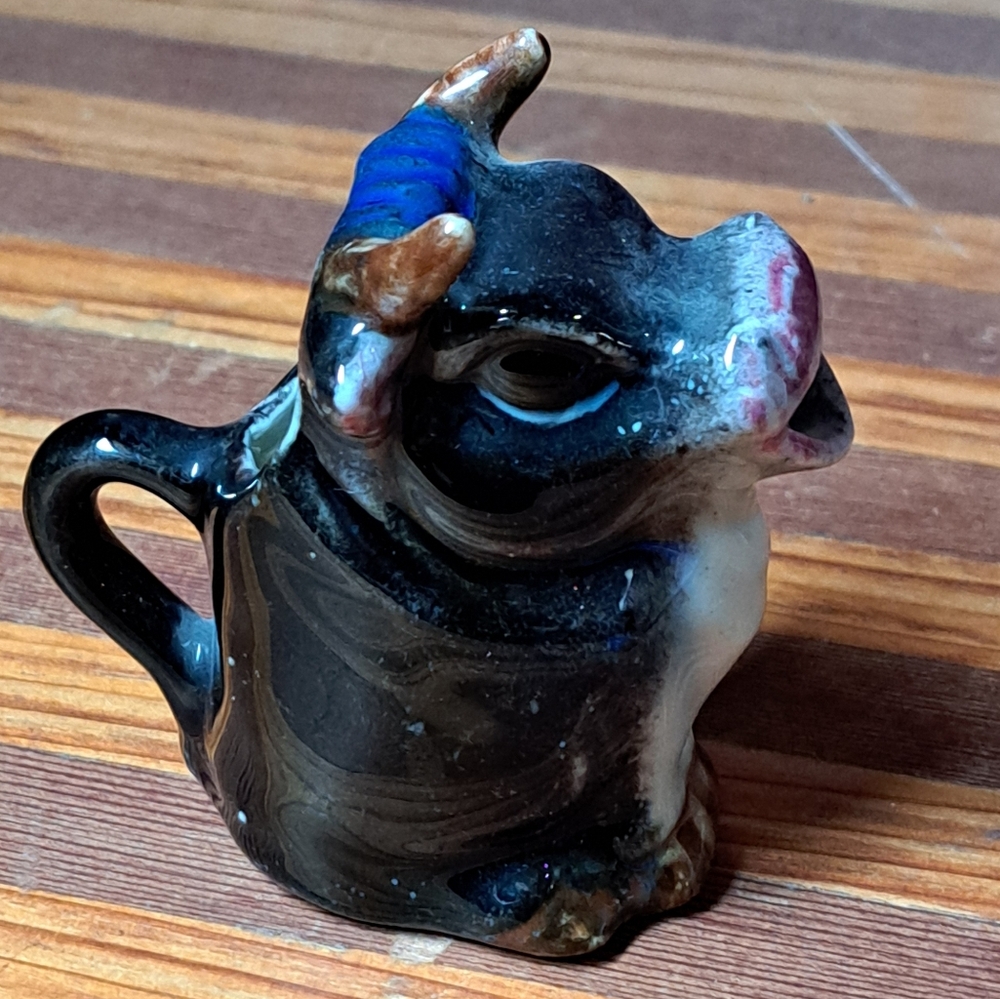 Vintage Mini Bull Creamer